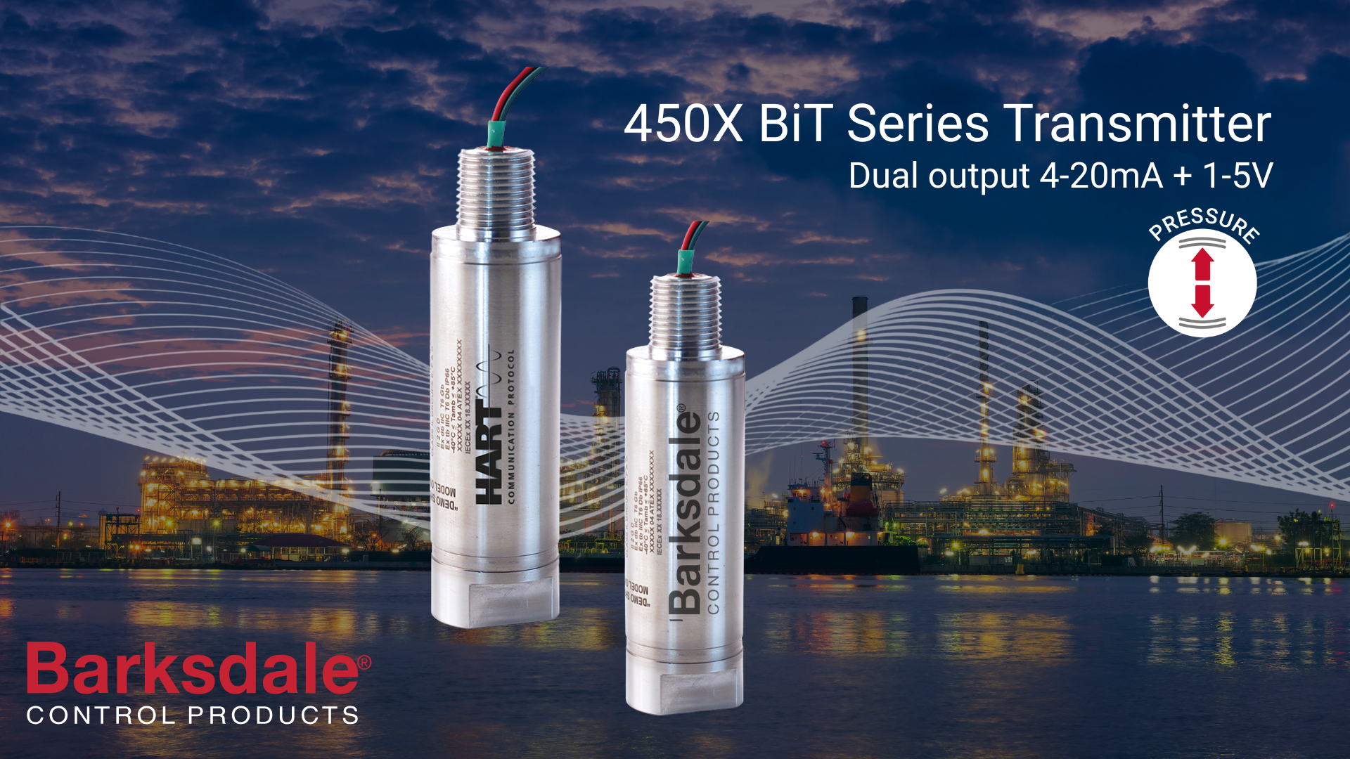 dual output 4-20mA + 1-5V on the BiT 450X