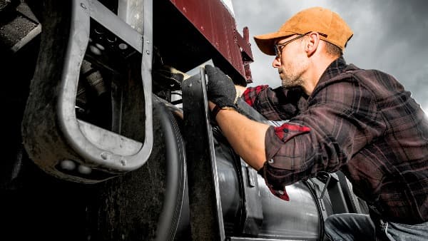 Man Working on Machine