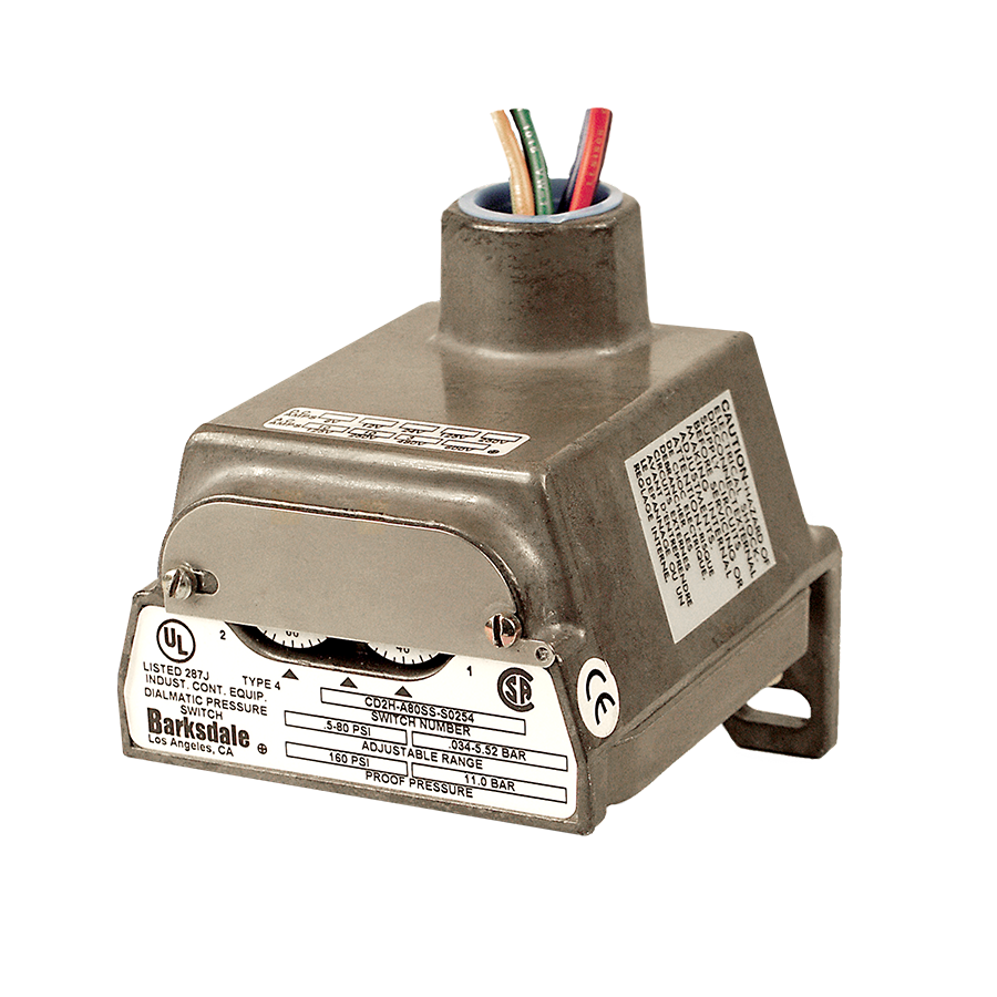 CD1H, CD2H Mechanical Pressure Switch