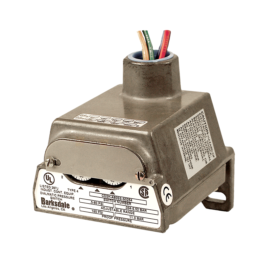 Barksdale D1H-A150SS Housed Diaphragm Pressure Switch T20890 